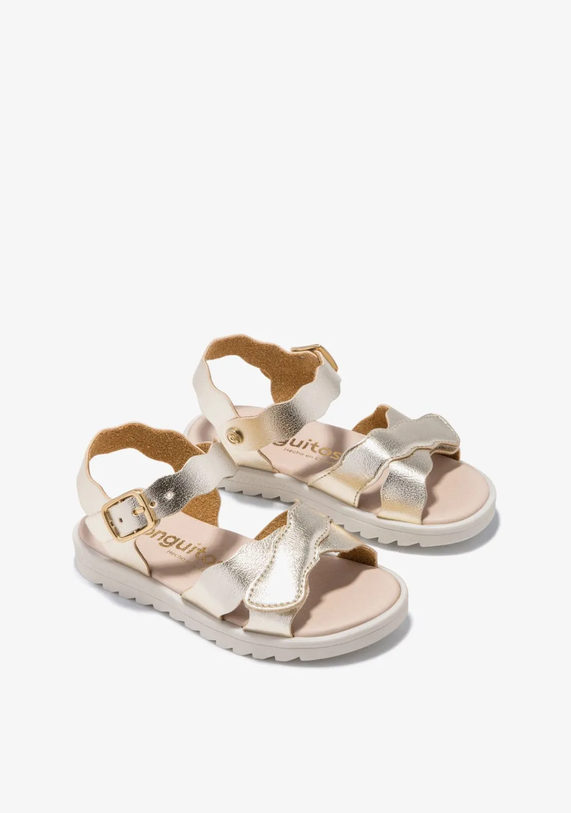 Conguitos Sandalias Ondas Oro^ Sandalias|Zapatos De Ceremonia