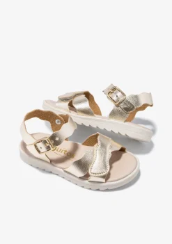 Conguitos Sandalias Ondas Oro^ Sandalias|Zapatos De Ceremonia