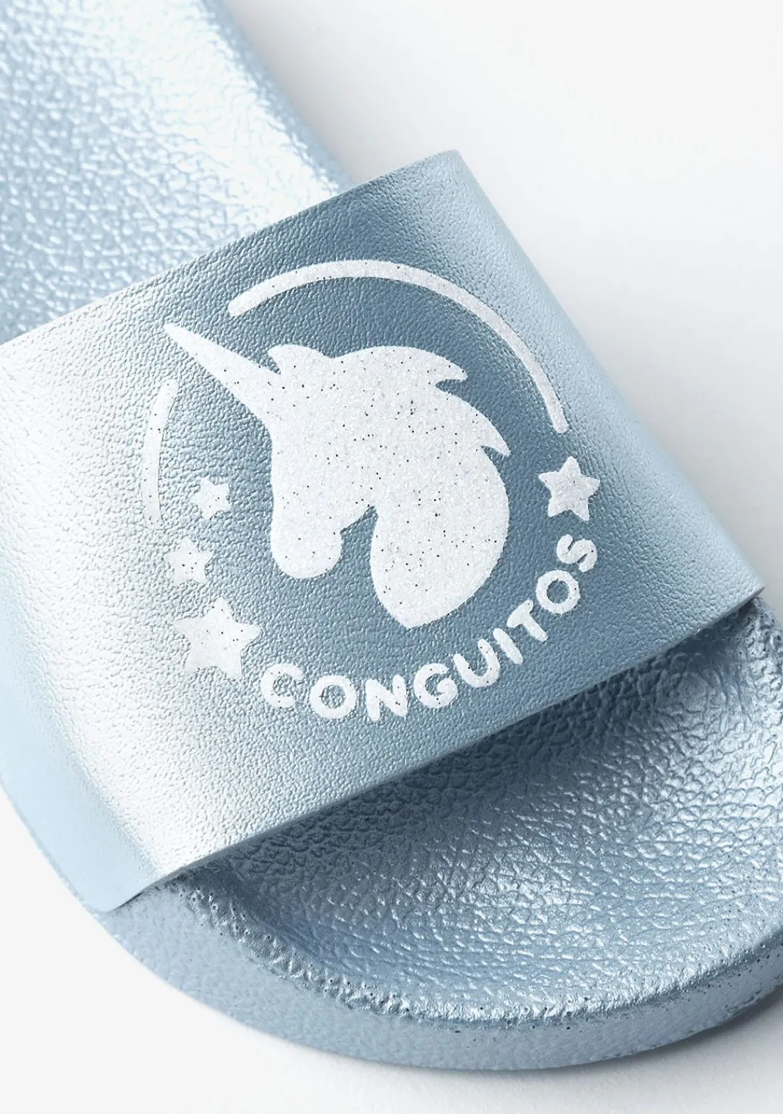 Conguitos Sandalias Pala Unicornio Azul^ Baño|Chanclas
