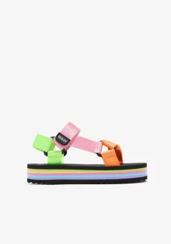 Conguitos Sandalias Plataforma Multicolor B&W^ Sandalias|Chanclas