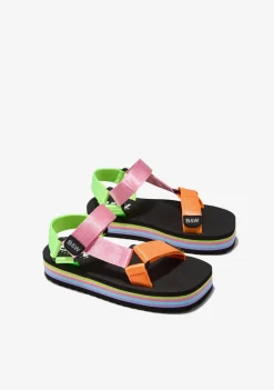 Conguitos Sandalias Plataforma Multicolor B&W^ Sandalias|Chanclas