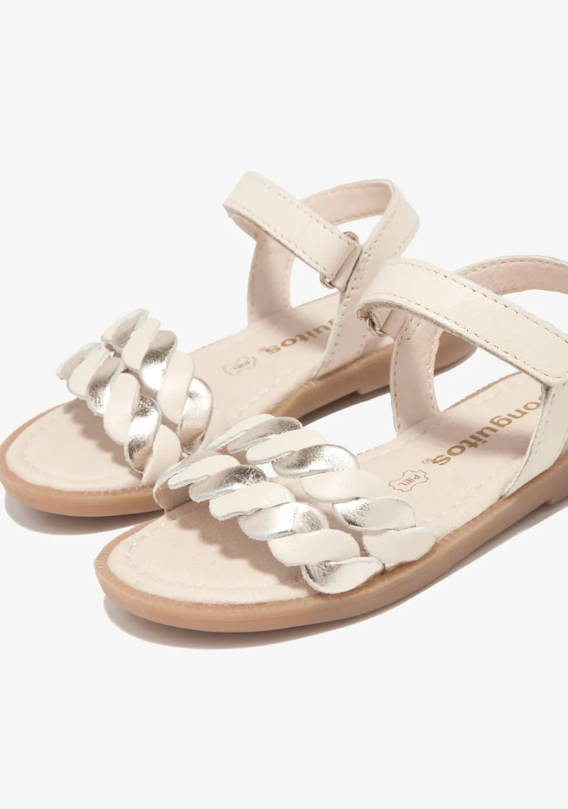 Conguitos Sandalias Trenza Beige^ Sandalias|Zapatos De Ceremonia