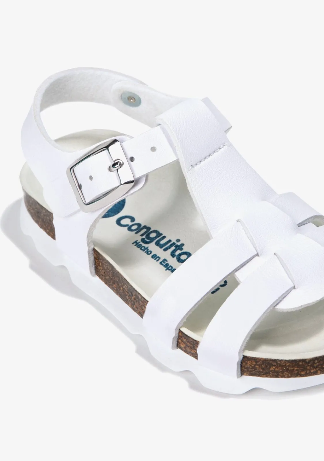 Conguitos Sandalias Unisex Bio Hebilla Blanco^ Sandalias|Sandalias Bio