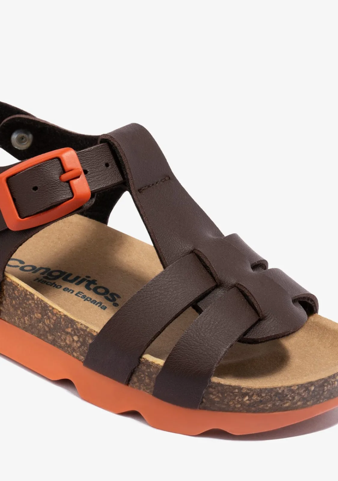 Conguitos Sandalias Unisex Bio Hebilla Marrón^ Sandalias|Sandalias Bio