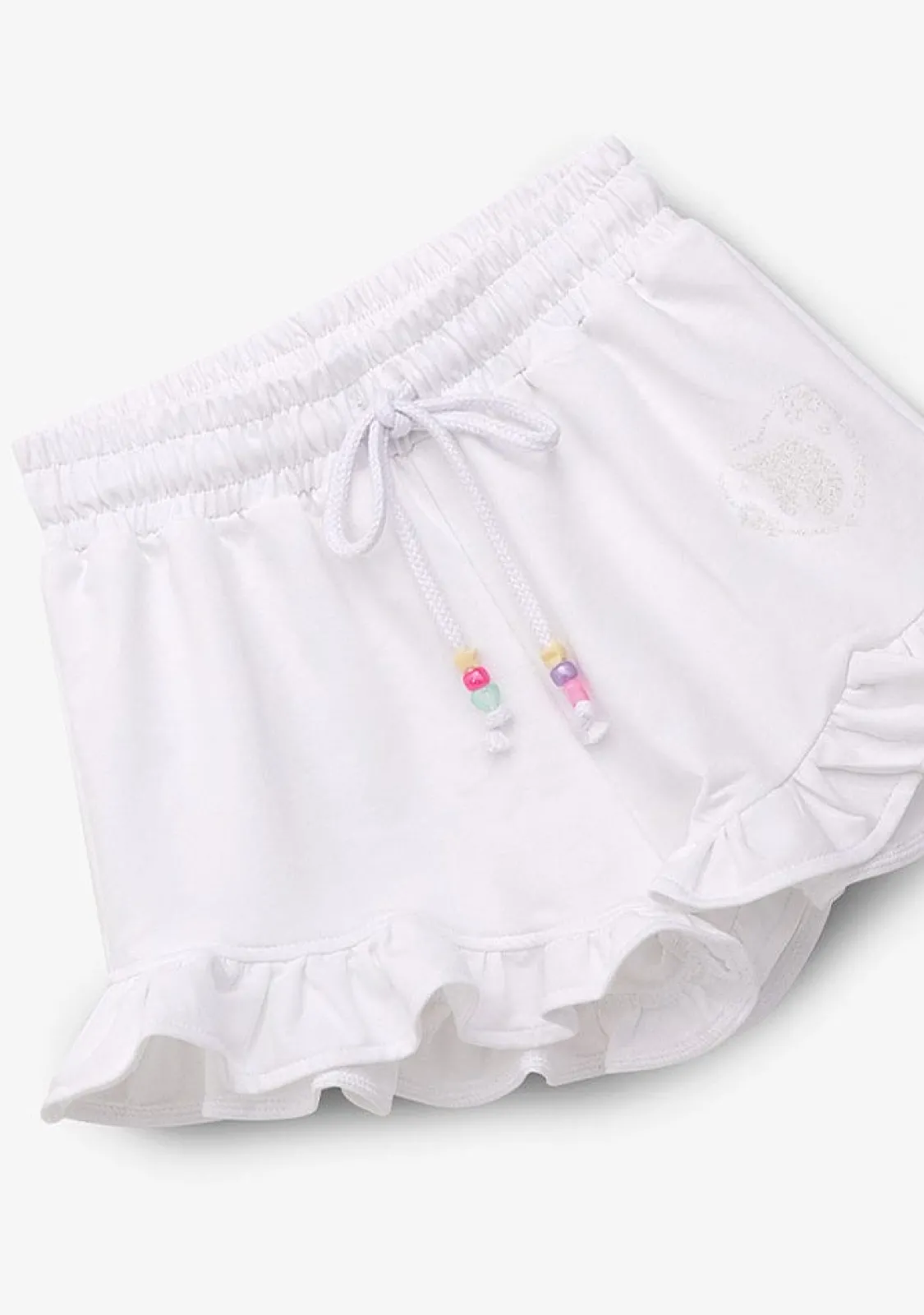 Conguitos Short Niña Felpa Unicornio Blanco^ Shorts