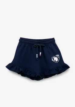 Conguitos Short Niña Felpa Unicornio Azul Marino^ Shorts
