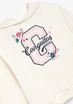 Conguitos Sudadera 'C' Bordado Beige^ Sudaderas