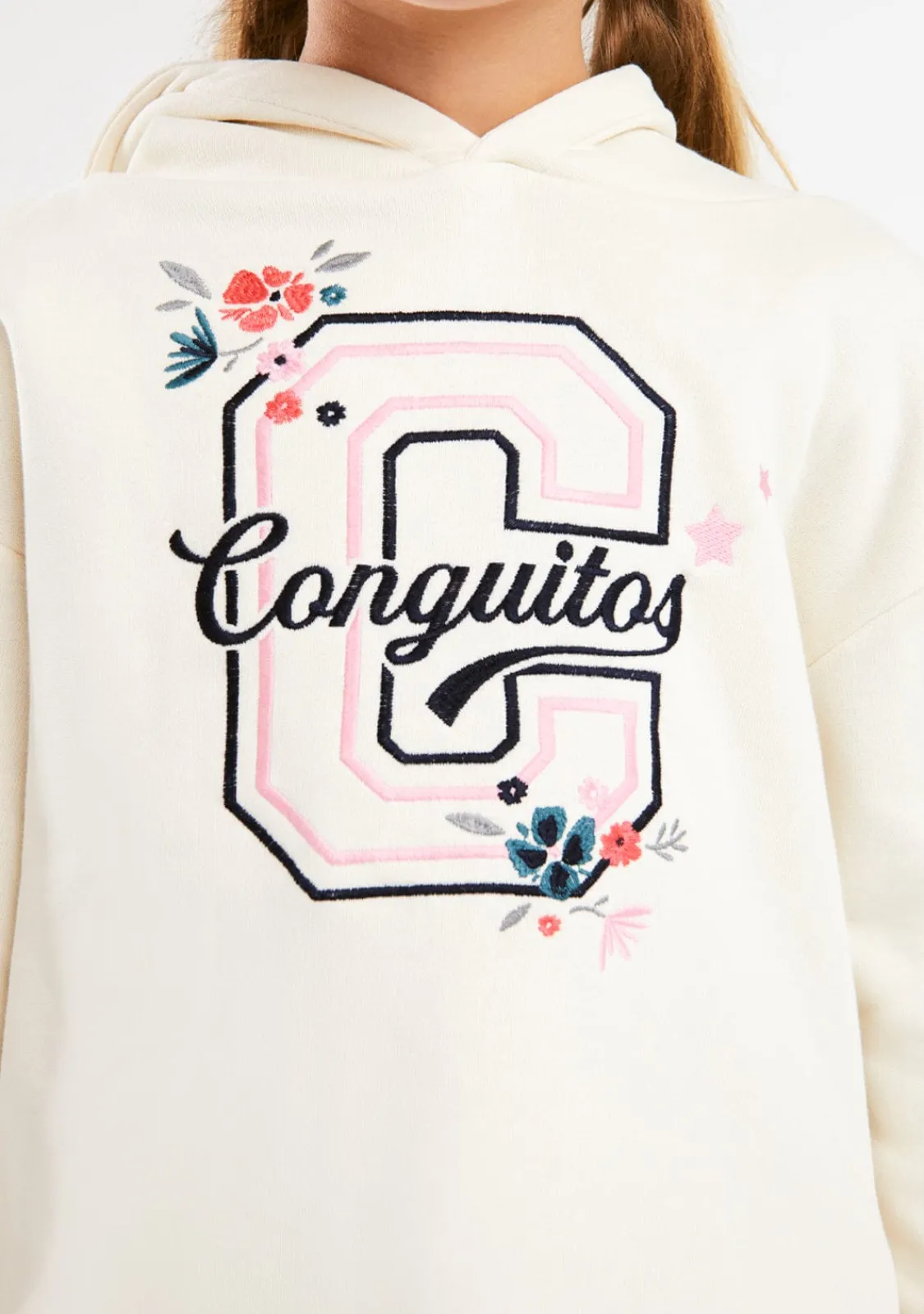Conguitos Sudadera 'C' Bordado Beige^ Sudaderas