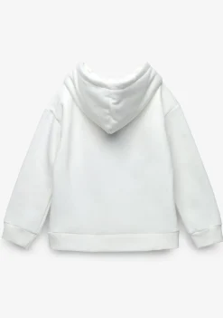 Conguitos Sudadera De Niña Capucha Rock Blanco^ Sudaderas