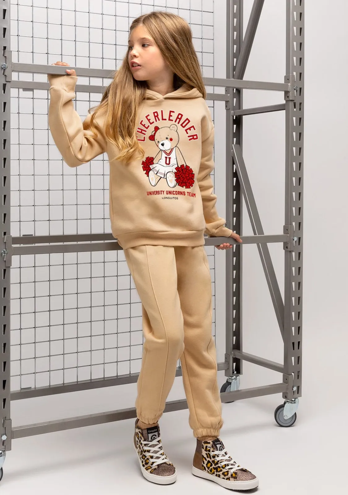 Conguitos Sudadera De Niña Teddy Beige^ Sudaderas