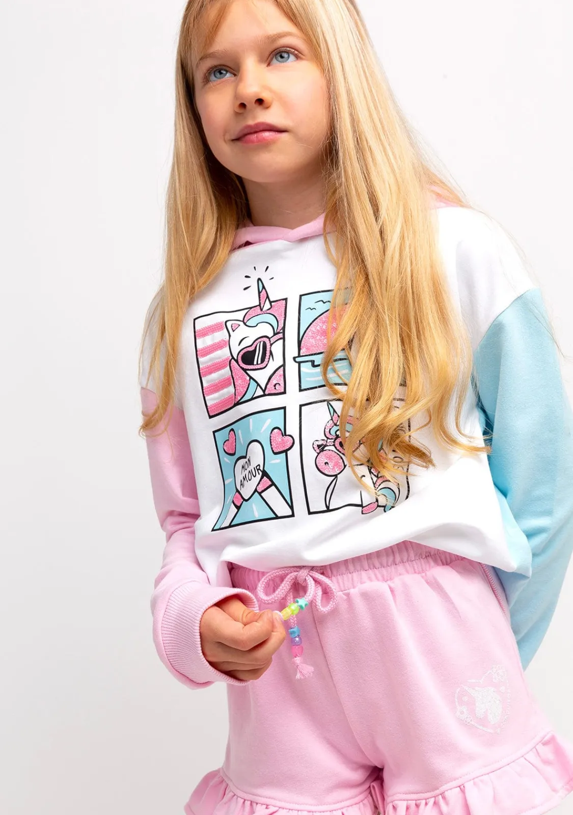 Conguitos Sudadera Niña Lentejuelas Unicornio Multicolor^ Sudaderas