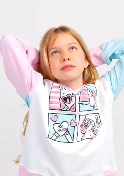 Conguitos Sudadera Niña Lentejuelas Unicornio Multicolor^ Sudaderas