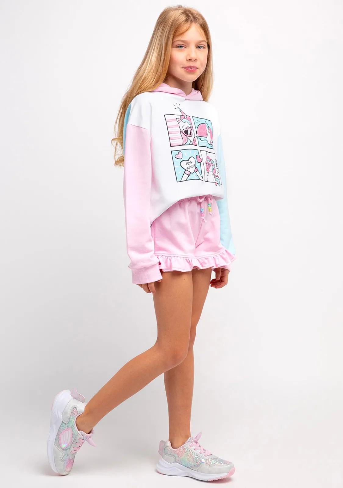 Conguitos Sudadera Niña Lentejuelas Unicornio Multicolor^ Sudaderas