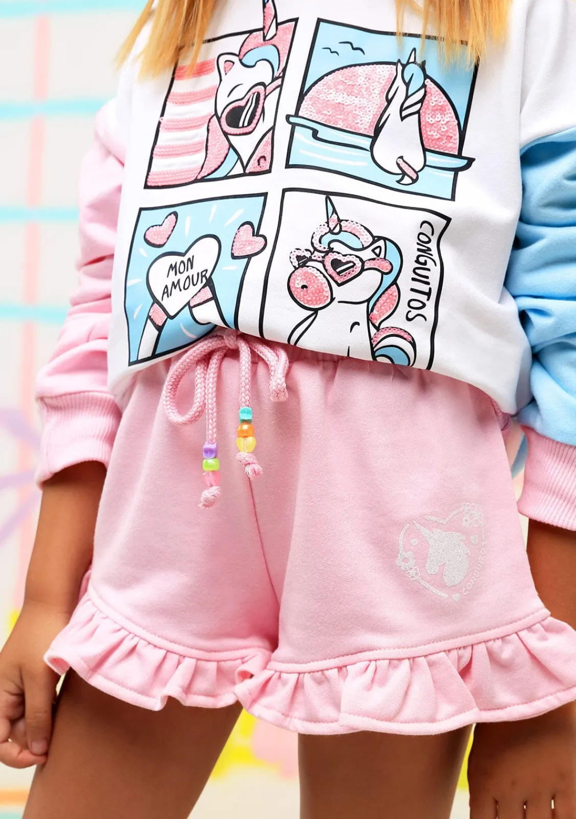 Conguitos Sudadera Niña Lentejuelas Unicornio Multicolor^ Sudaderas
