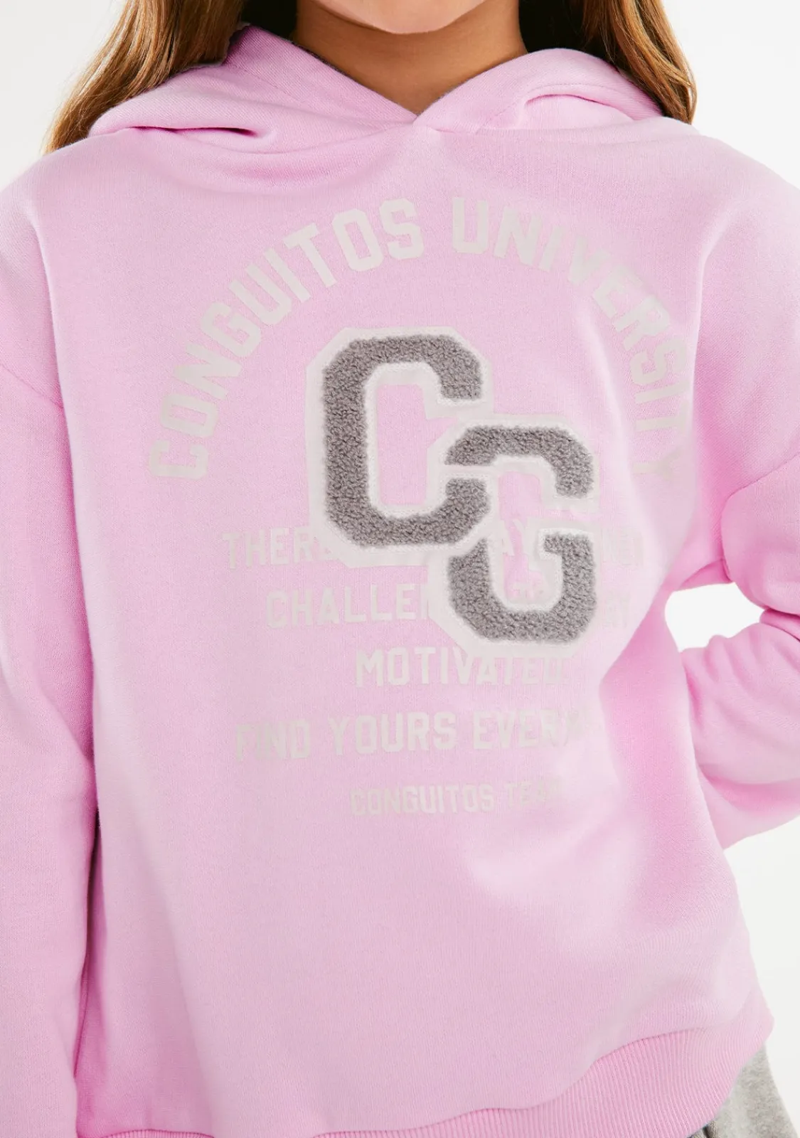 Conguitos Sudadera Universidad Rosa^ Sudaderas
