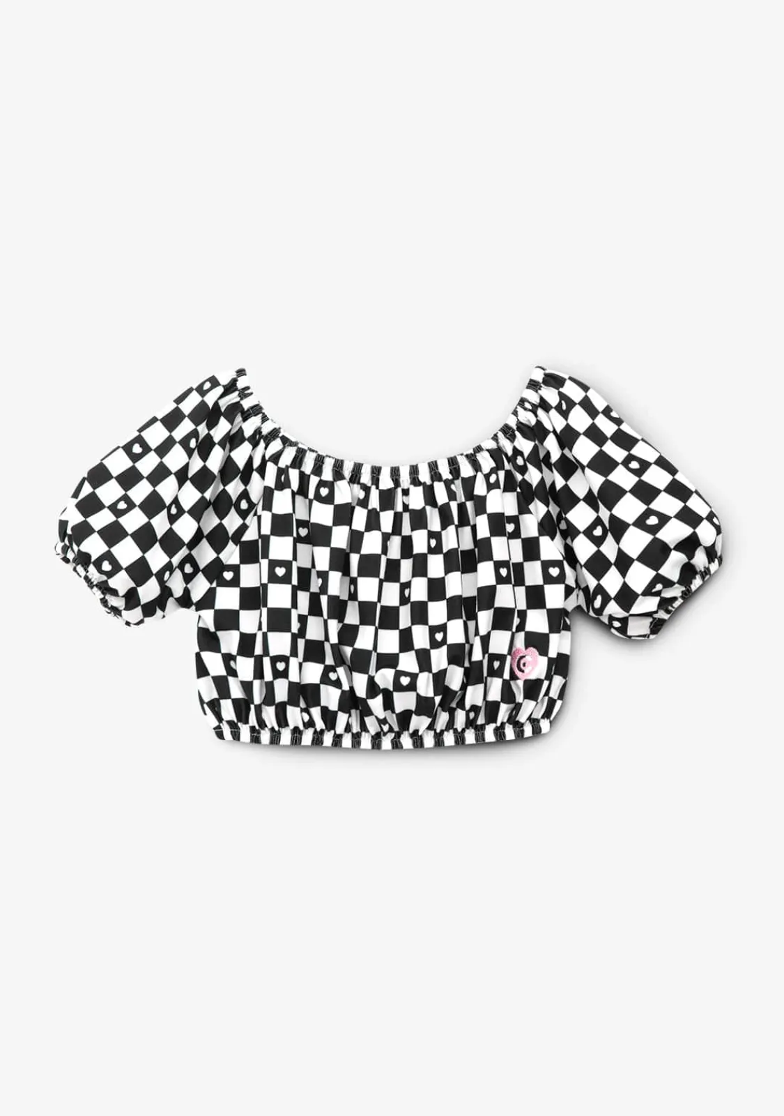 Conguitos Top Niña Cuadros Negro^ Camisetas