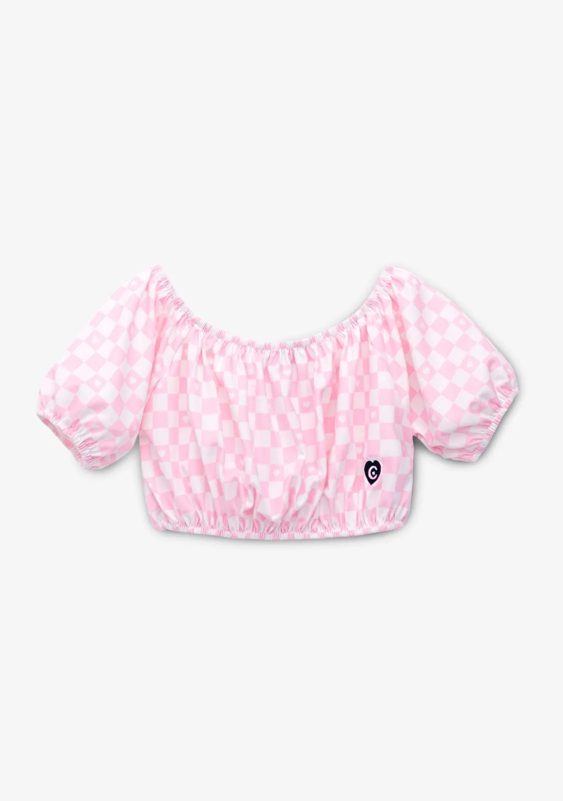 Conguitos Top Niña Cuadros Rosa^ Camisetas