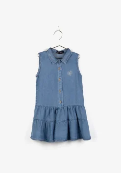 Conguitos Vestido Camisero De Niña Denim^ Vestidos De Verano|Vestidos