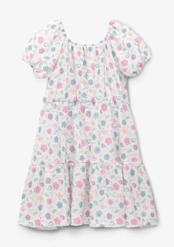 Conguitos Vestido Niña Estampado Flores Blanco^ Vestidos De Verano|Vestidos