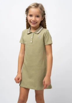 Conguitos Vestido De Niña Polo Kaki^ Vestidos De Verano|Vestidos