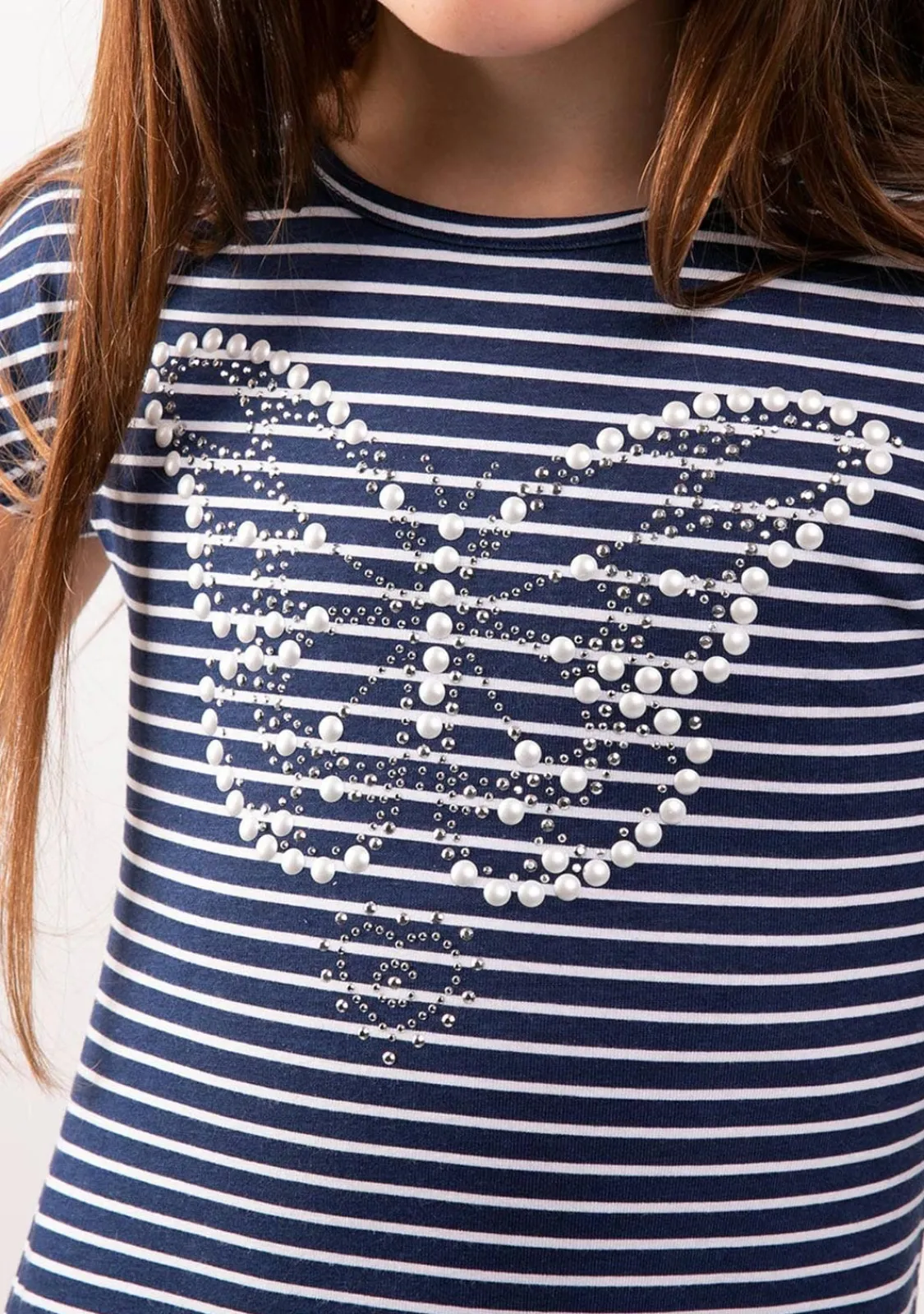Conguitos Vestido De Niña Rayas Mariposa Marino^ Vestidos De Verano|Vestidos