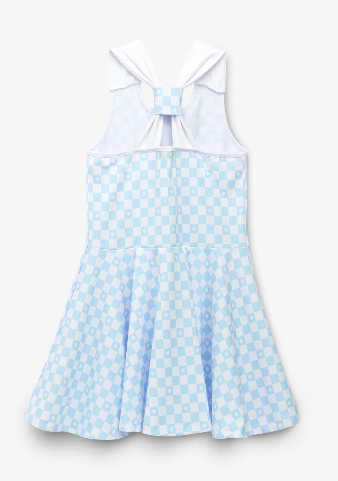 Conguitos Vestido De Niña Skater Cuadros Azul Claro^ Vestidos De Verano|Vestidos