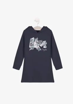 Conguitos Vestido De Niña Sudadera Marengo^ Vestidos Sudadera|Vestidos