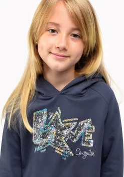 Conguitos Vestido De Niña Sudadera Marengo^ Vestidos Sudadera|Vestidos