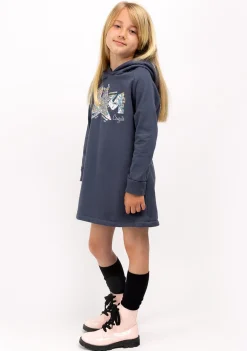 Conguitos Vestido De Niña Sudadera Marengo^ Vestidos Sudadera|Vestidos