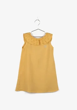 Conguitos Vestido De Niña Tencel Mostaza^ Vestidos De Verano|Vestidos