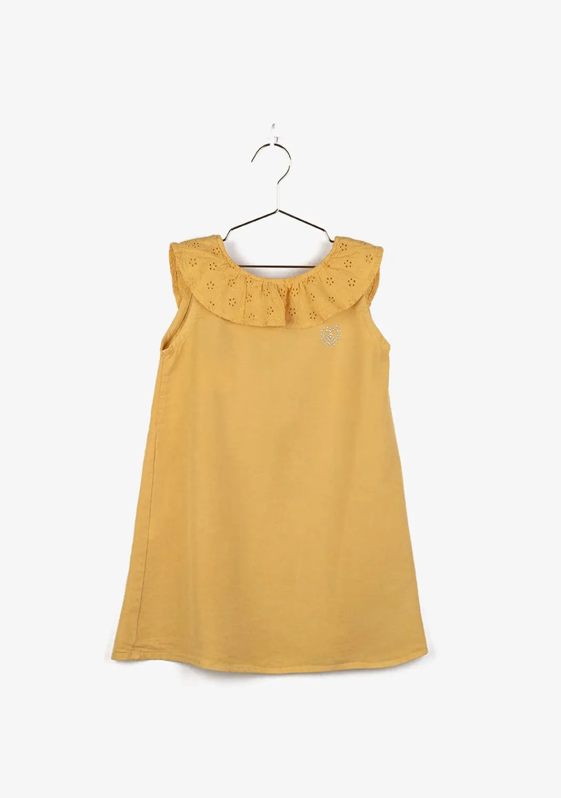 Conguitos Vestido De Niña Tencel Mostaza^ Vestidos De Verano|Vestidos