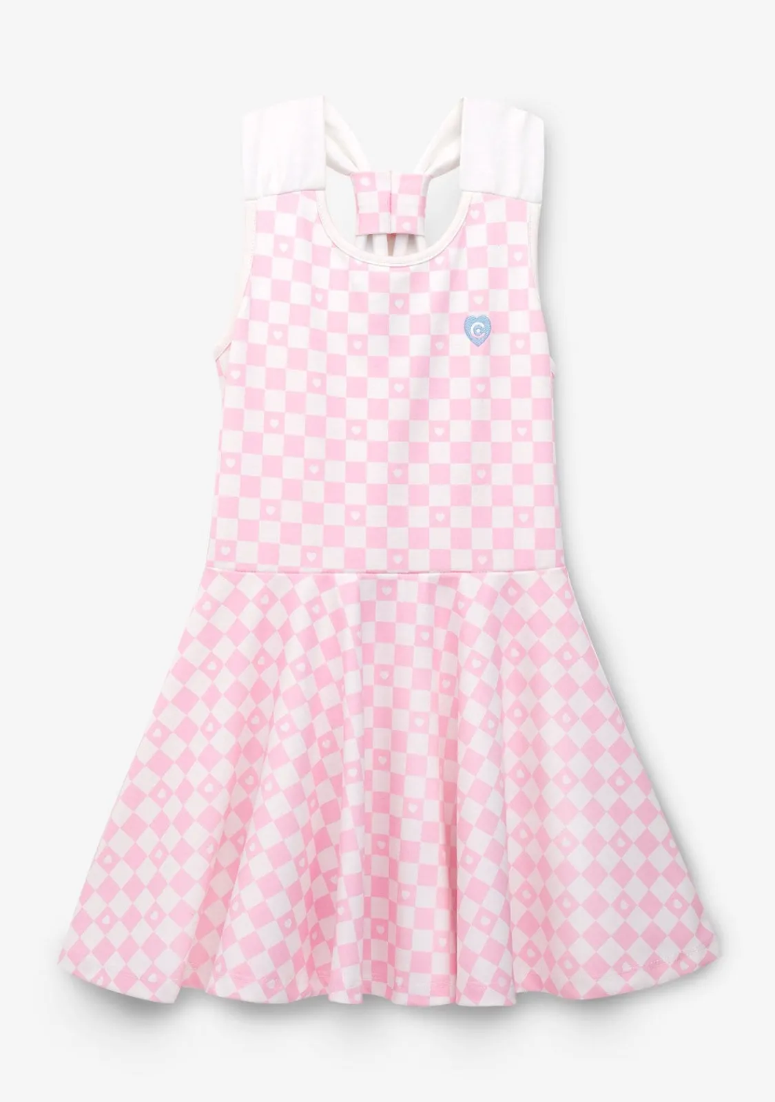 Conguitos Vestido Niña Skater Cuadros Rosa^ Vestidos De Verano|Vestidos