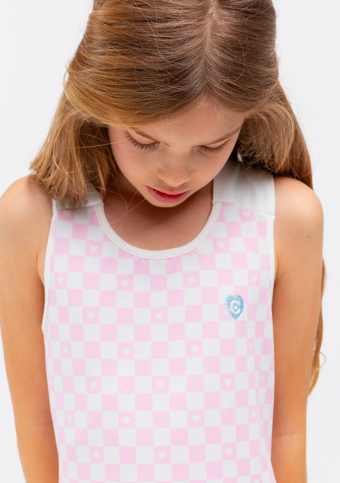 Conguitos Vestido Niña Skater Cuadros Rosa^ Vestidos De Verano|Vestidos