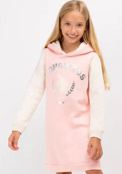 Conguitos Vestido Sudadera De Niña Unicornio Rosa^ Vestidos Sudadera|Vestidos