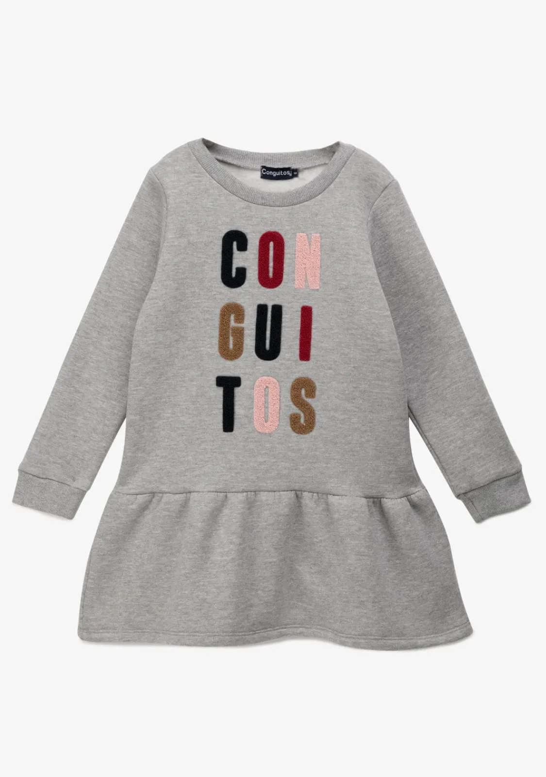 Conguitos Vestido Sudadera De Niña Gris^ Vestidos Sudadera|Vestidos