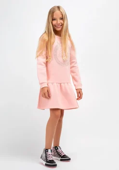 Conguitos Vestido Sudadera De Niña Strass Unicornio Rosa^ Vestidos Sudadera|Vestidos