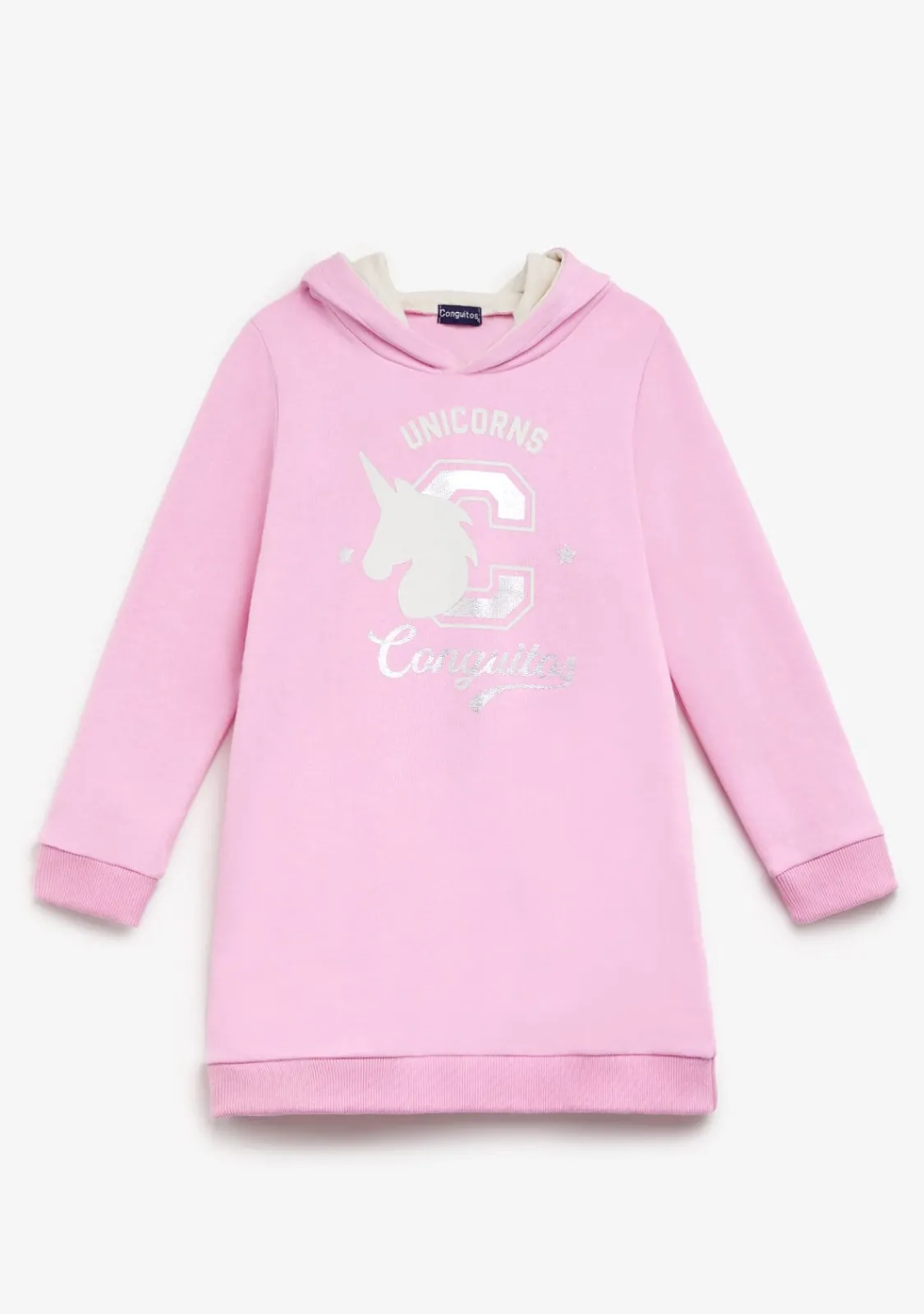 Conguitos Vestido Sudadera Unicornio Rosa^ Vestidos Sudadera|Vestidos