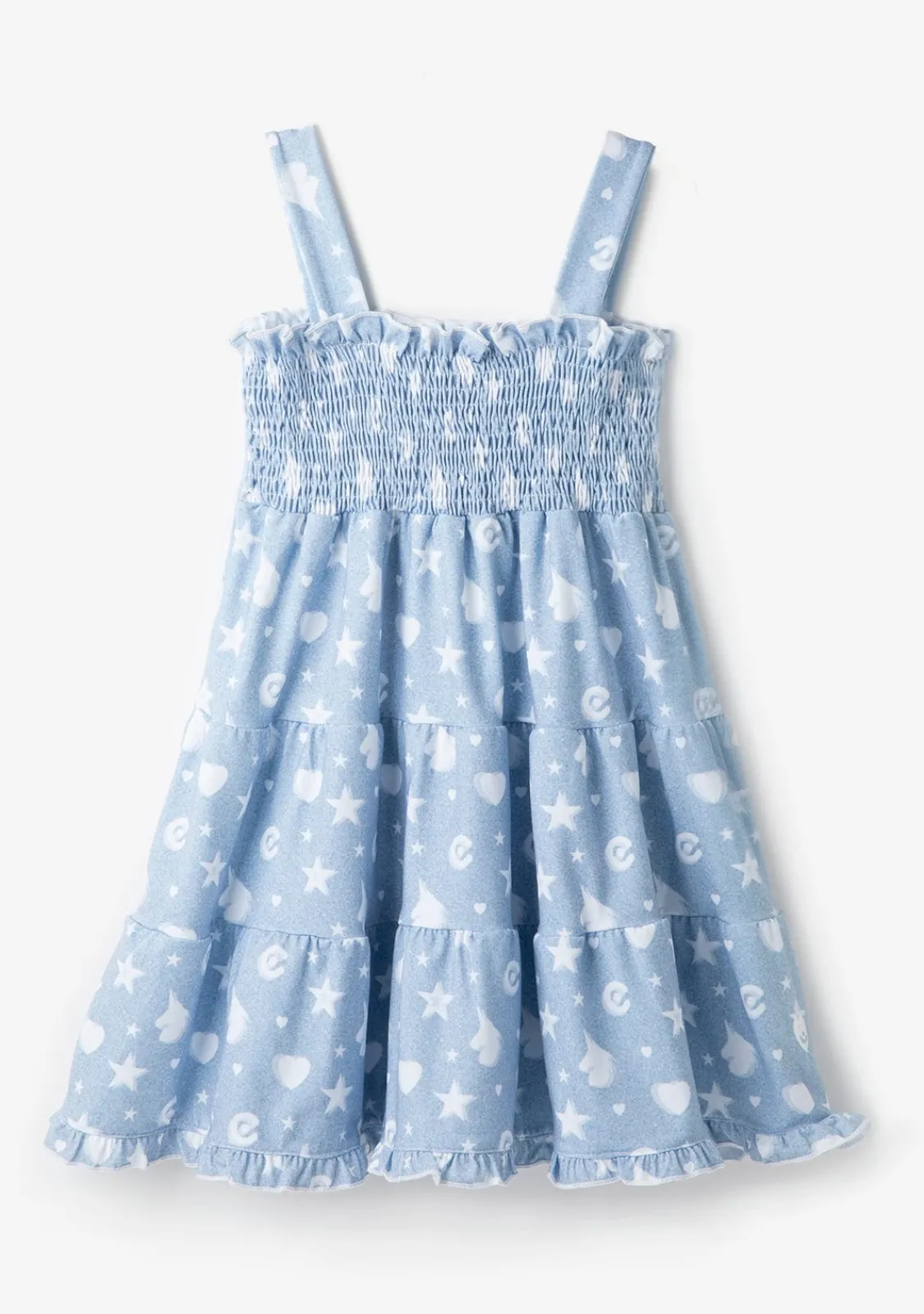 Conguitos Vestido Unicornios Estrellas Azul^ Vestidos|Vestidos De Verano