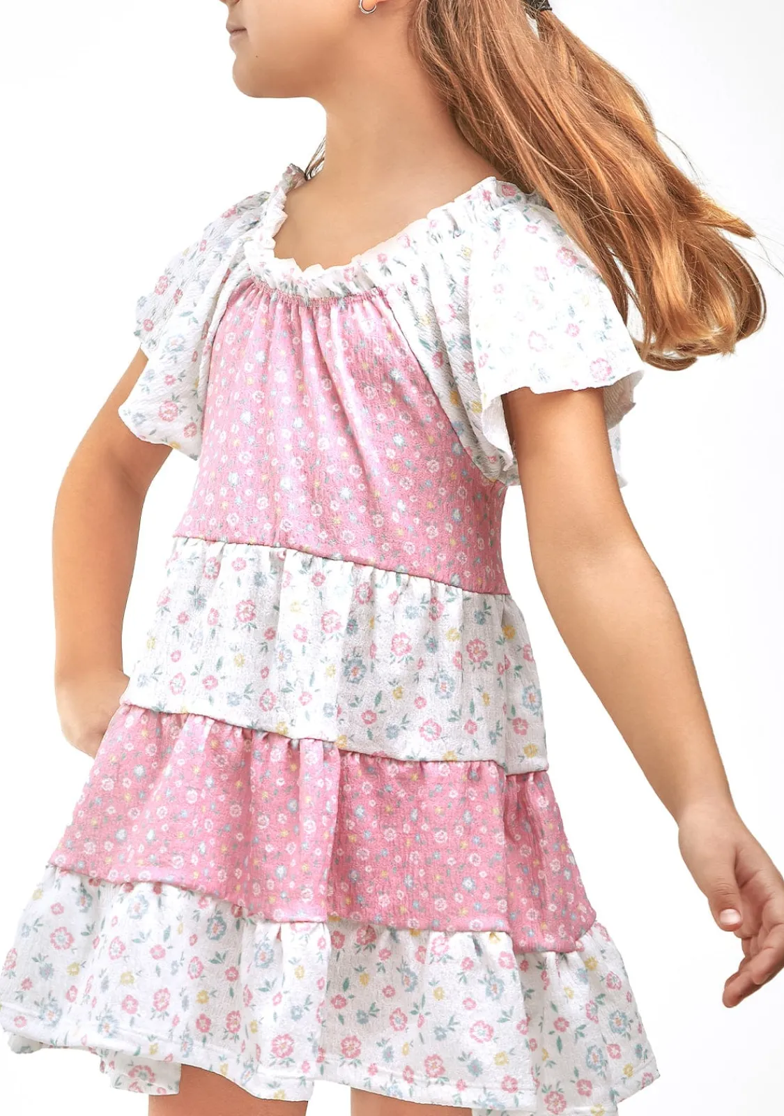 Conguitos Vestido Volantes Flores^ Vestidos De Verano|Vestidos