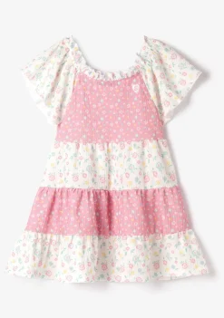 Conguitos Vestido Volantes Flores^ Vestidos De Verano|Vestidos