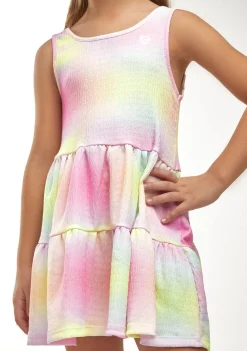Conguitos Vestido Volantes Tie Dye^ Vestidos De Verano|Vestidos