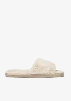 Conguitos Zapatilla De Casa Con Punta Abierta Beige^ Zapatillas De Casa|Zapatillas De Casa