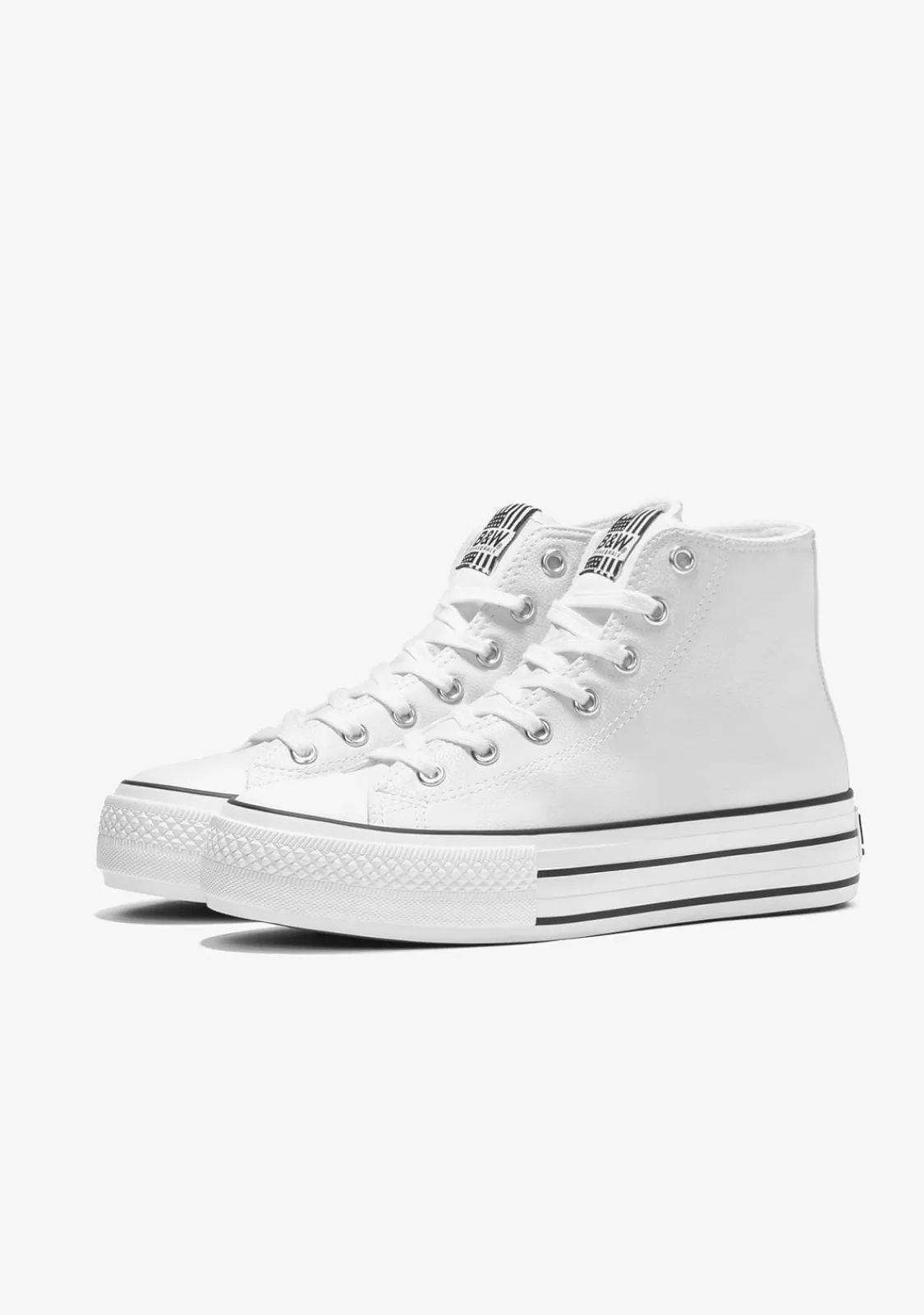 Conguitos Zapatillas Abotinadas Plataforma Blanco^ Zapatillas