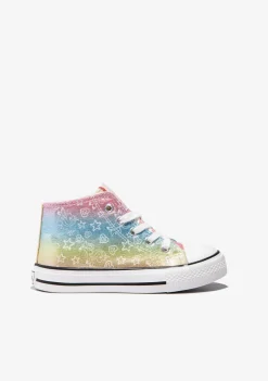 Conguitos Zapatillas Altas Brillo En La Oscuridad Multicolor^ Zapatillas|Zapatillas