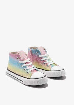 Conguitos Zapatillas Altas Brillo En La Oscuridad Multicolor^ Zapatillas|Zapatillas