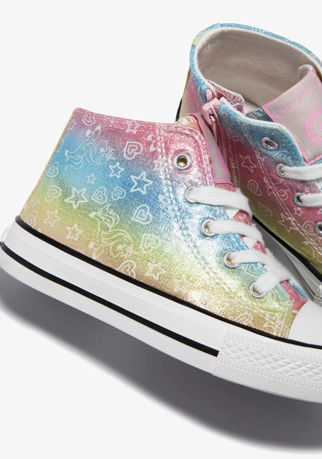 Conguitos Zapatillas Altas Brillo En La Oscuridad Multicolor^ Zapatillas|Zapatillas