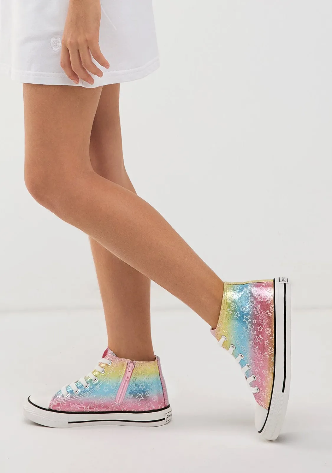 Conguitos Zapatillas Altas Brillo En La Oscuridad Multicolor^ Zapatillas|Zapatillas