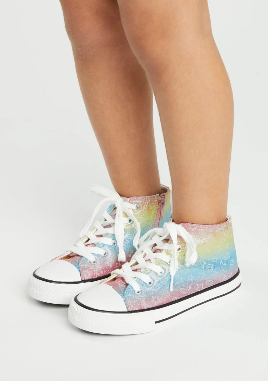 Conguitos Zapatillas Altas Brillo En La Oscuridad Multicolor^ Zapatillas|Zapatillas