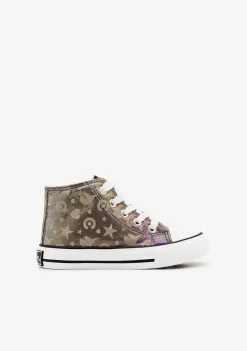 Conguitos Zapatillas Altas Brillo En La Oscuridad Multicolor^ Zapatillas|Zapatillas