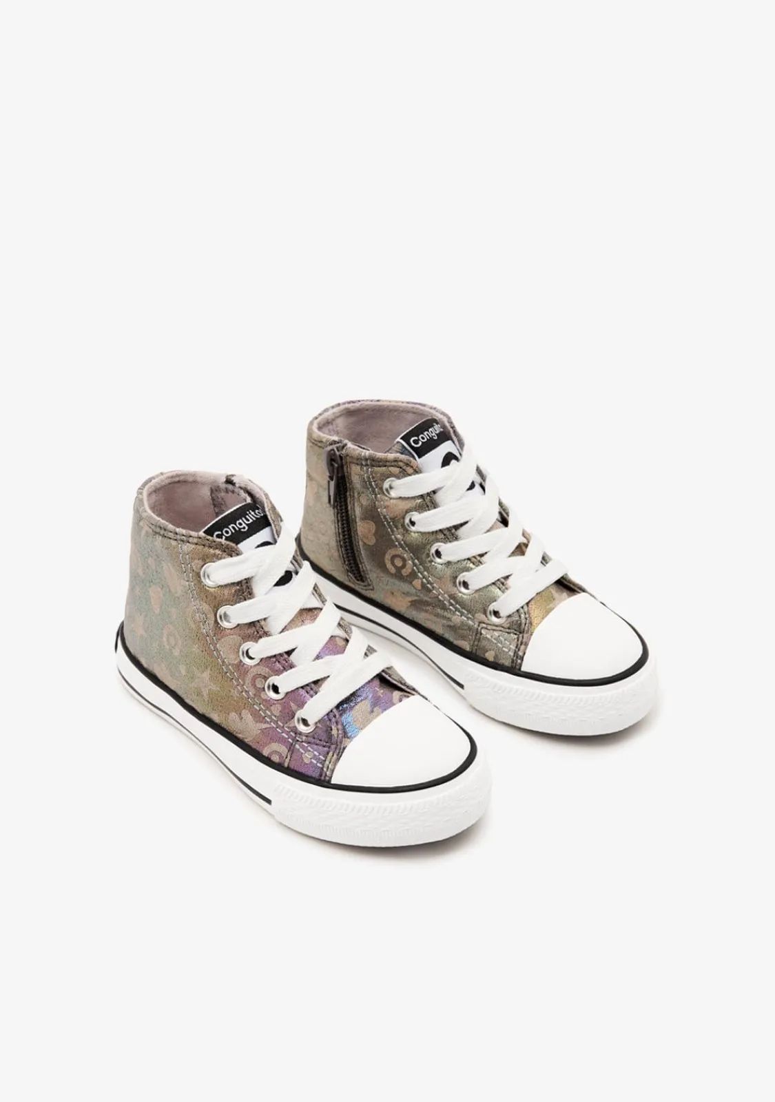 Conguitos Zapatillas Altas Brillo En La Oscuridad Multicolor^ Zapatillas|Zapatillas